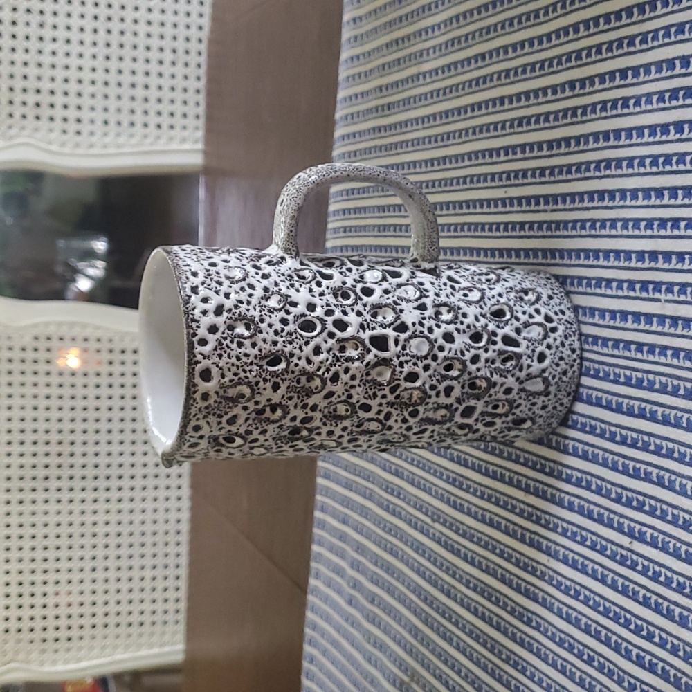 Ceramic fat Lava pitcher